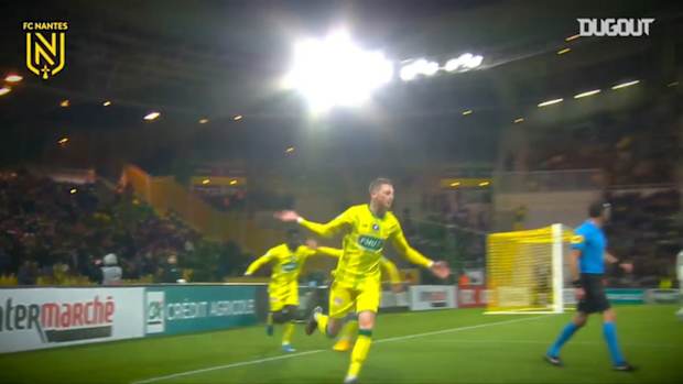 Renaud Emond's first goal with FC Nantes